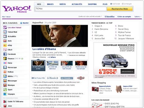 yahoo actualités en français.